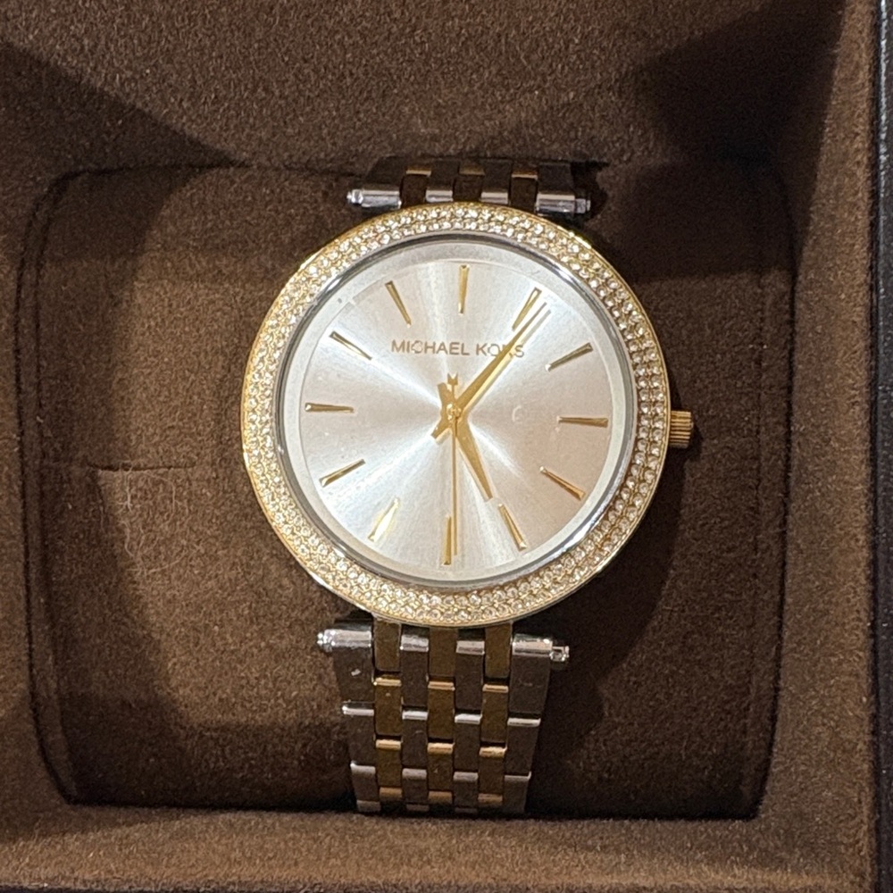 Michael Kors Two-Tone Gold and Silver Watch